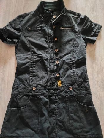 Robe en jeans Disset taille L en excellent état noire