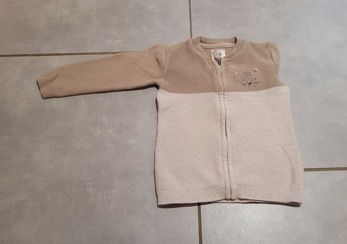 Gilet zippé 24 mois
