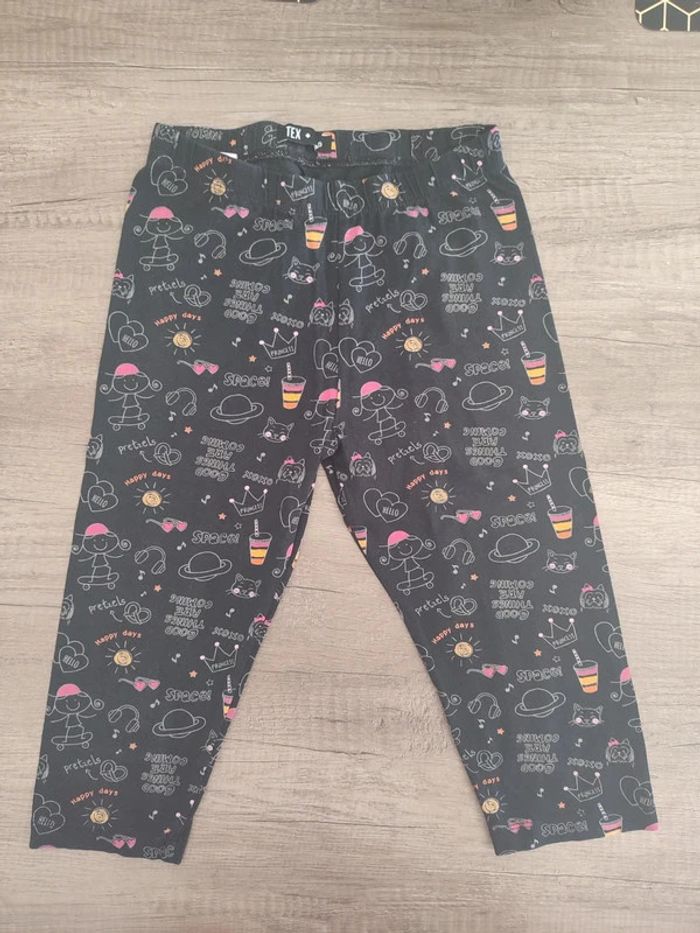 Pantacourt 10 ans tex noir