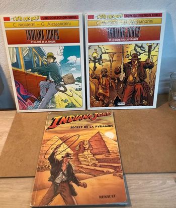 Trio livre Indiana Jones