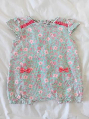 Barboteuse été fille 12 mois