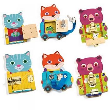 Jeu éducatif : Locktou - Djeco jouet en bois NEUF