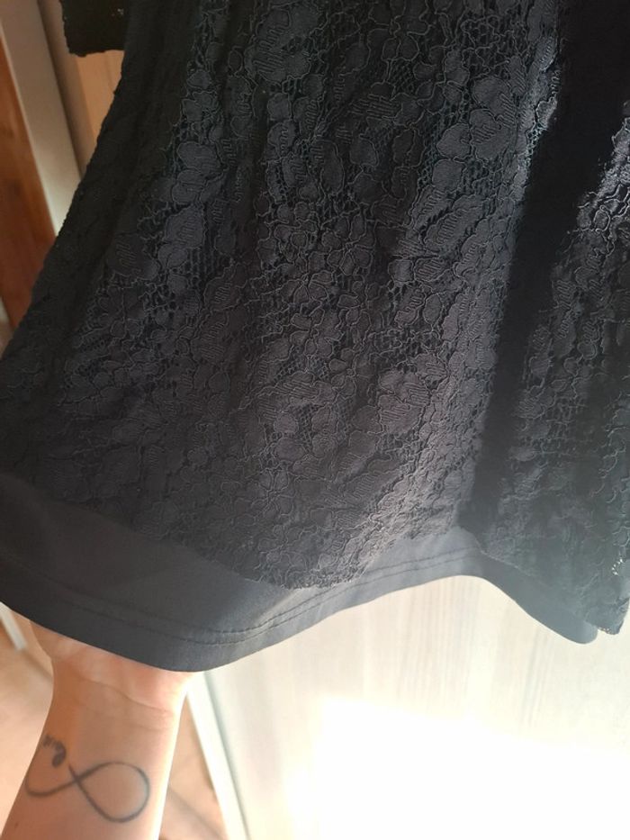 Robe noir manche transparente - photo numéro 3