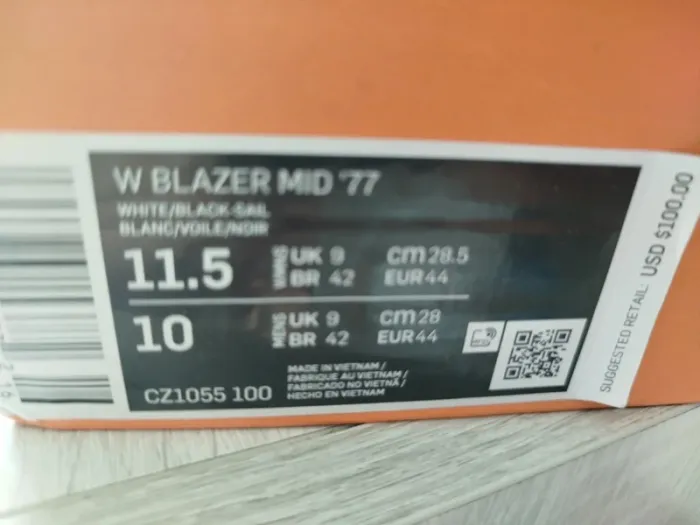 Nike vintage Blazer Mid 77 P 44 - photo numéro 7