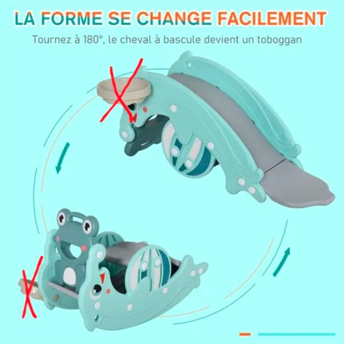 Bascule / Toboggan 2 en 1 - photo numéro 3