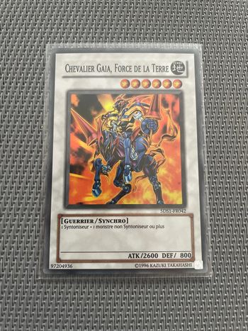 Carte Yu-Gi-Oh! - Chevalier Gaia, Force de la Terre 5DS1-FR042 Super Rare