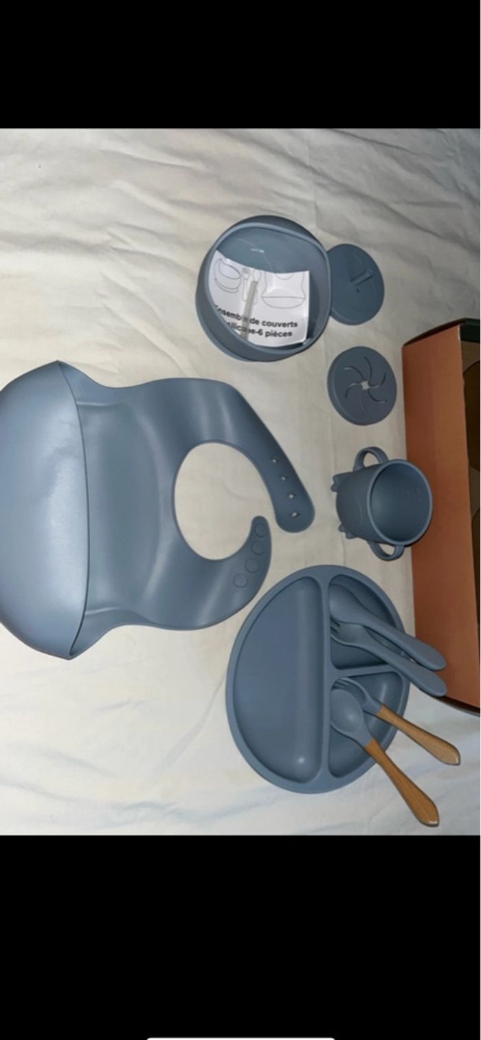 Set de repas en silicone pour enfant 10 pièces - photo numéro 2