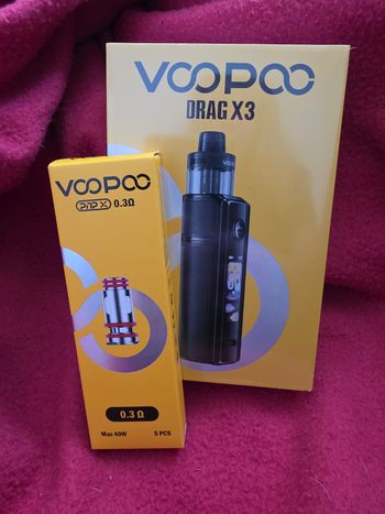 Voopoo Drag X3 NEUF + RÉSISTANCES