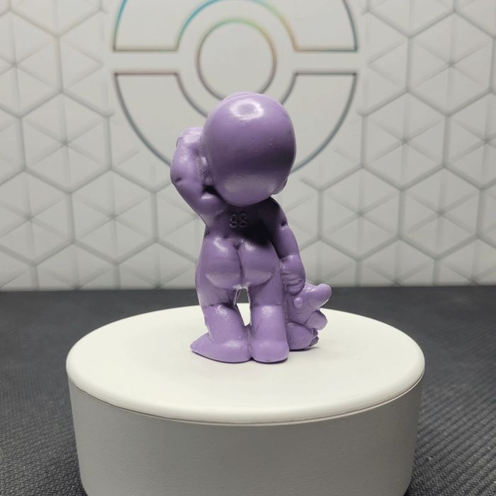 Figurine Babies Série n°38 : Iphigénie l'endormie Galoob 1991 Violet Clair - photo numéro 2