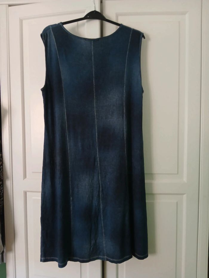 Robe long effet jean bleu foncé 42/XL - Twister - photo numéro 2