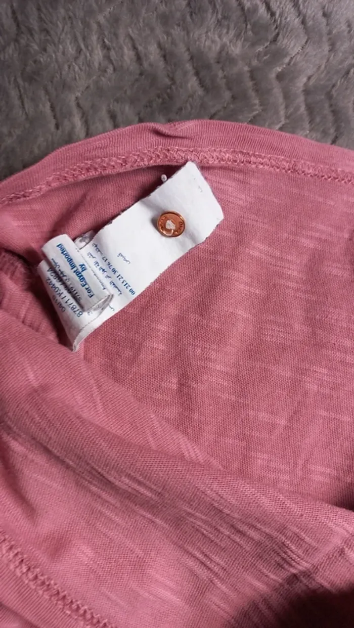 T-shirt vieux rose okaidi t6 - photo numéro 9