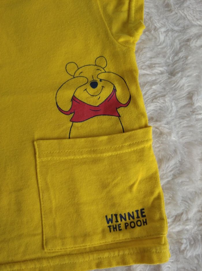 Polo tee shirt manches courtes Garçon 12 mois Winnie the Pooh l'ourson Disney Baby 100% coton - photo numéro 5
