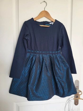 Belle robe 👗 chic bi-matière Okaidi 8 ans état neuf
