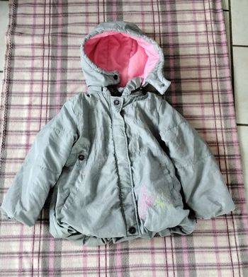 Blouson, gris  ,capuche amovible, fermeture et scratch, poches  Orchestra  ,6 ans  ,116 cm 