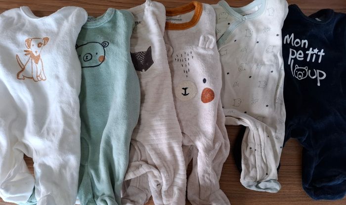 Lot 6 pyjamas 1 mois orchestra