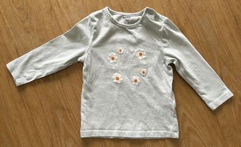 tee-shirt imprimé marguerites taille 12 mois