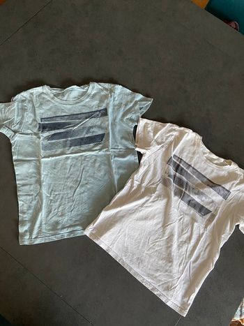 Lot de 2 T-shirts garçon 8 ans