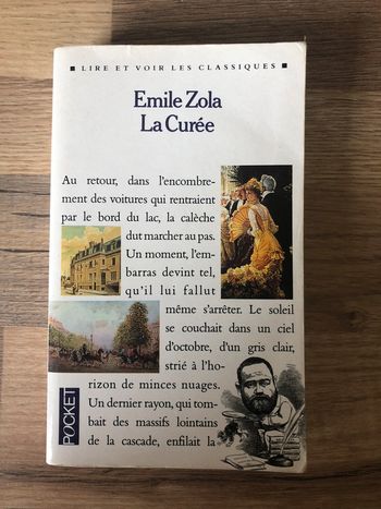 Livre classique Emile Zola-La Curée