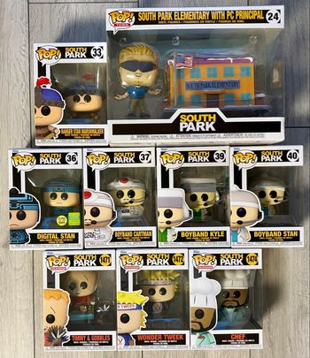 Lot de 9 Figurines Funko Pop South Park