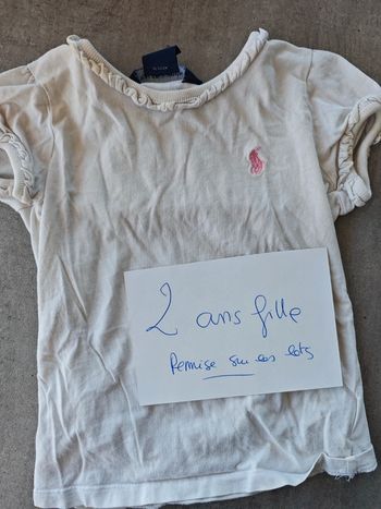 T shirt manches courtes fille