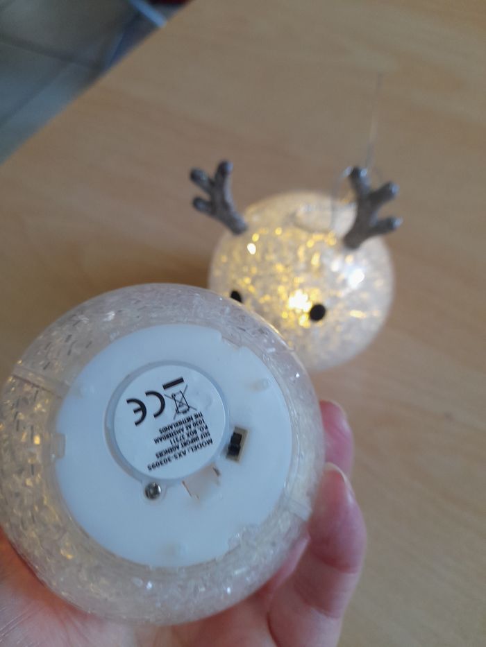 Déco de Noël blanc/ argenté - photo numéro 6