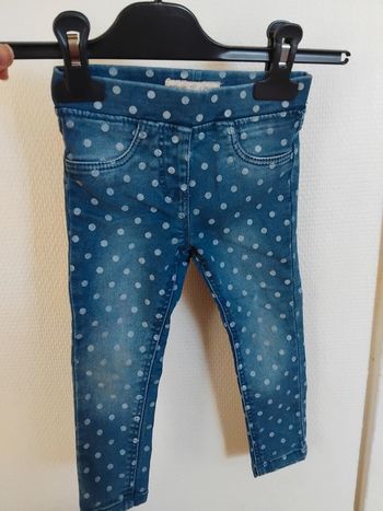 Pantalon en jeans fille 2ans
