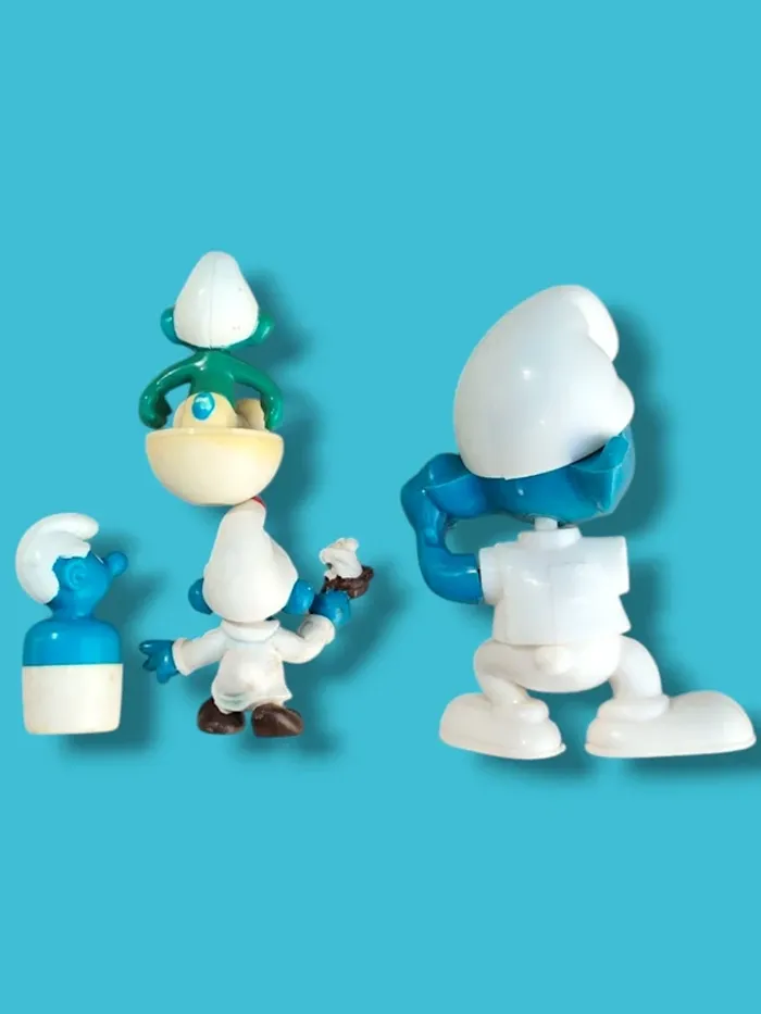 Lot de figurines Schtroumpfs Smurfs vintage – divers modèles AD - photo numéro 3