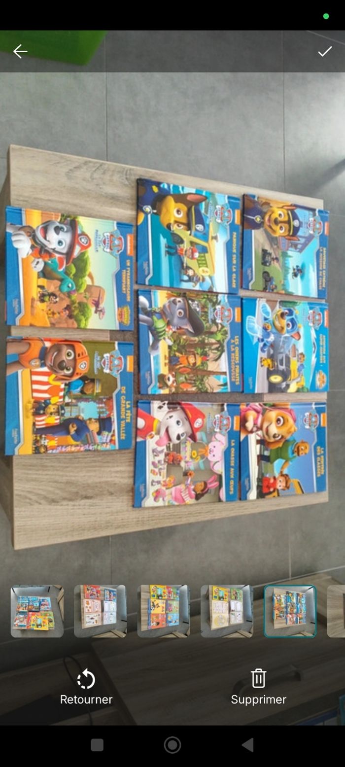 Lot livres  pat patrouille