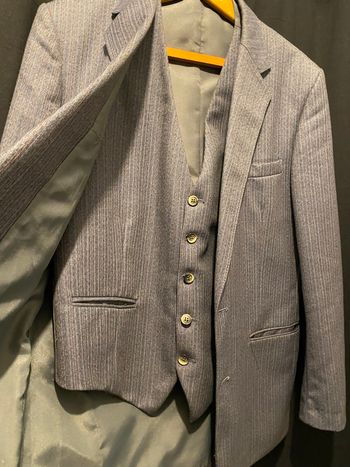 Veste de costume avec son gilet 