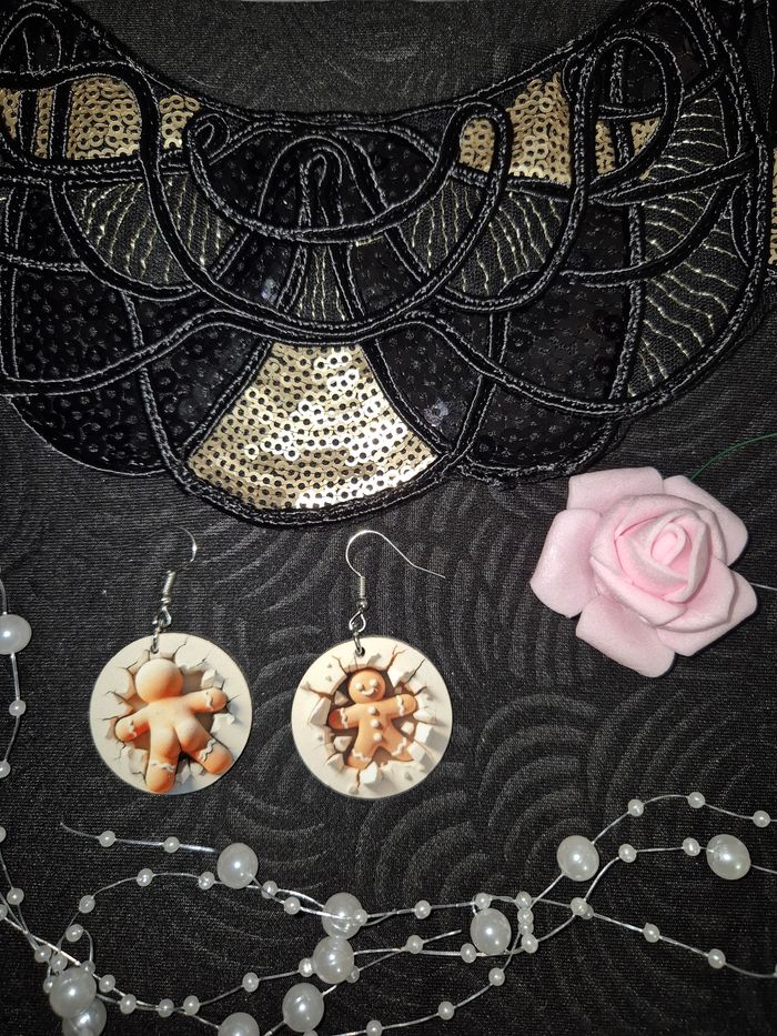 Boucle d'oreille Noël