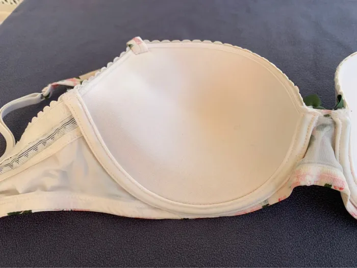 Soutien-gorge Princesse Tam Tam beige à fleur 90D - photo numéro 6