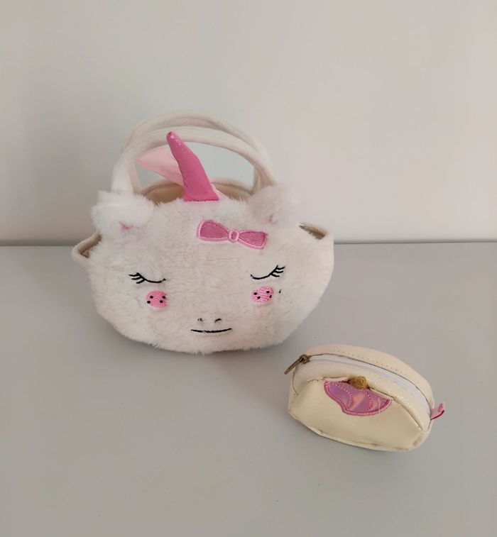 Sac et Porte Monnaie Chat Licorne 🦄