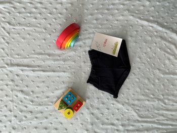 short maille nid d'abeille marine taille élastique 12 mois lulu castagnette