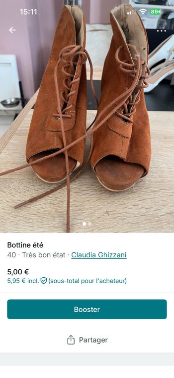 Talons taille 40