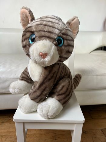 Grande peluche tigron 36 cm tommytoys 