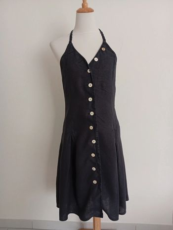 One Step - Robe dos nu taille 40 | 100% lin