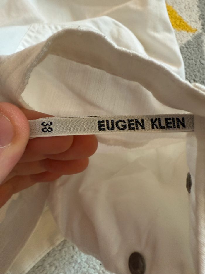 Pantacourt Eugen Klein couleur blanc Taille 38 - photo numéro 4