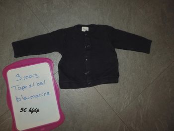 veste tape à l'oeil taille 9 mois