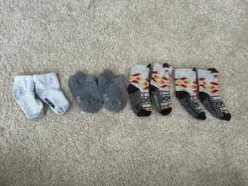 Lot de 4 paires de chaussettes bébé mixte - 6/12 mois