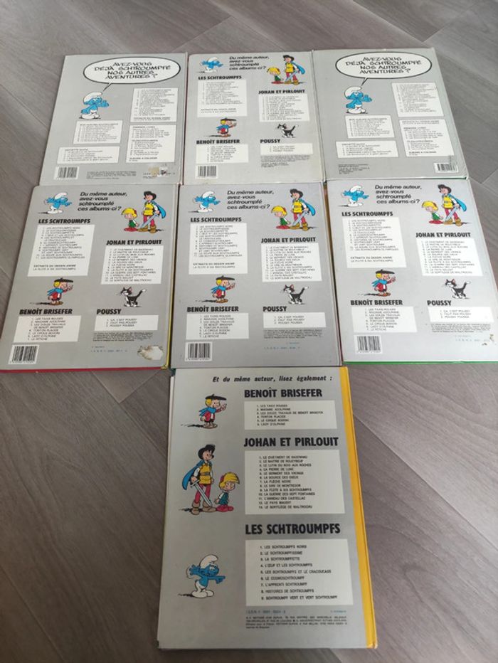 Lot 7 BD Les Schtroumpfs (Quelques premières éditions) - photo numéro 5