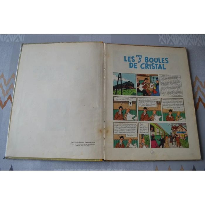 Tintin Les 7 boules de Cristal EO B2 1948 - photo numéro 6