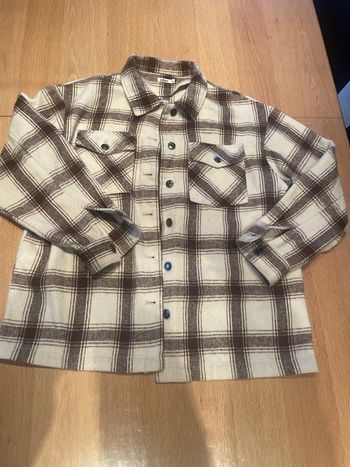 Veste à carreaux femme