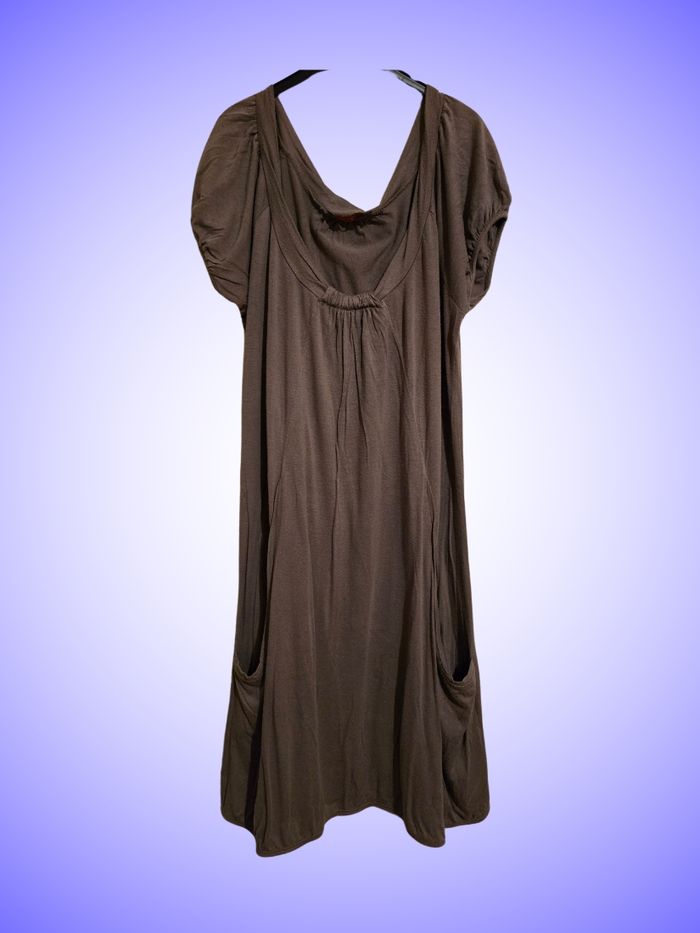Robe Courte Grise Taille Unique Fash & Glam