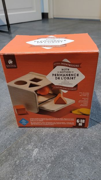 Jeu Montessori - Boîte Permanence de l'objet