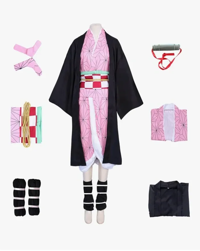 Déguisement de Nezuko Kamado dans "Demon Slayer: Kimetsu no Yaiba". - photo numéro 2