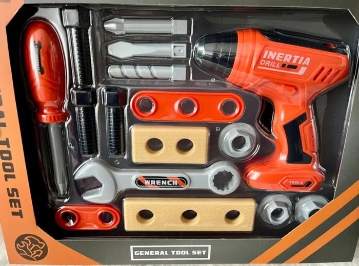 perceuse et outils de bricolage pour enfant - photo numéro 2
