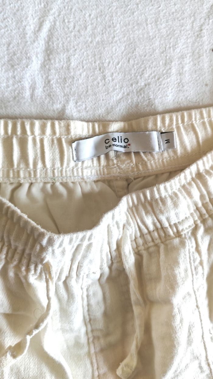 Short en lin homme taille m - photo numéro 4