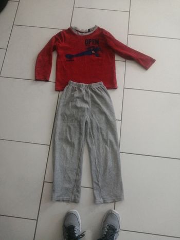 Pyjama velours avion 8A