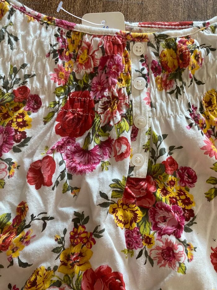 Debardeur fleuri taille 36 - photo numéro 3