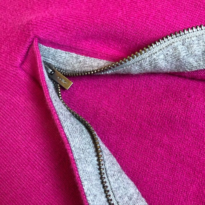 Pull fuchsia coton cachemire stretch M Celio - photo numéro 3